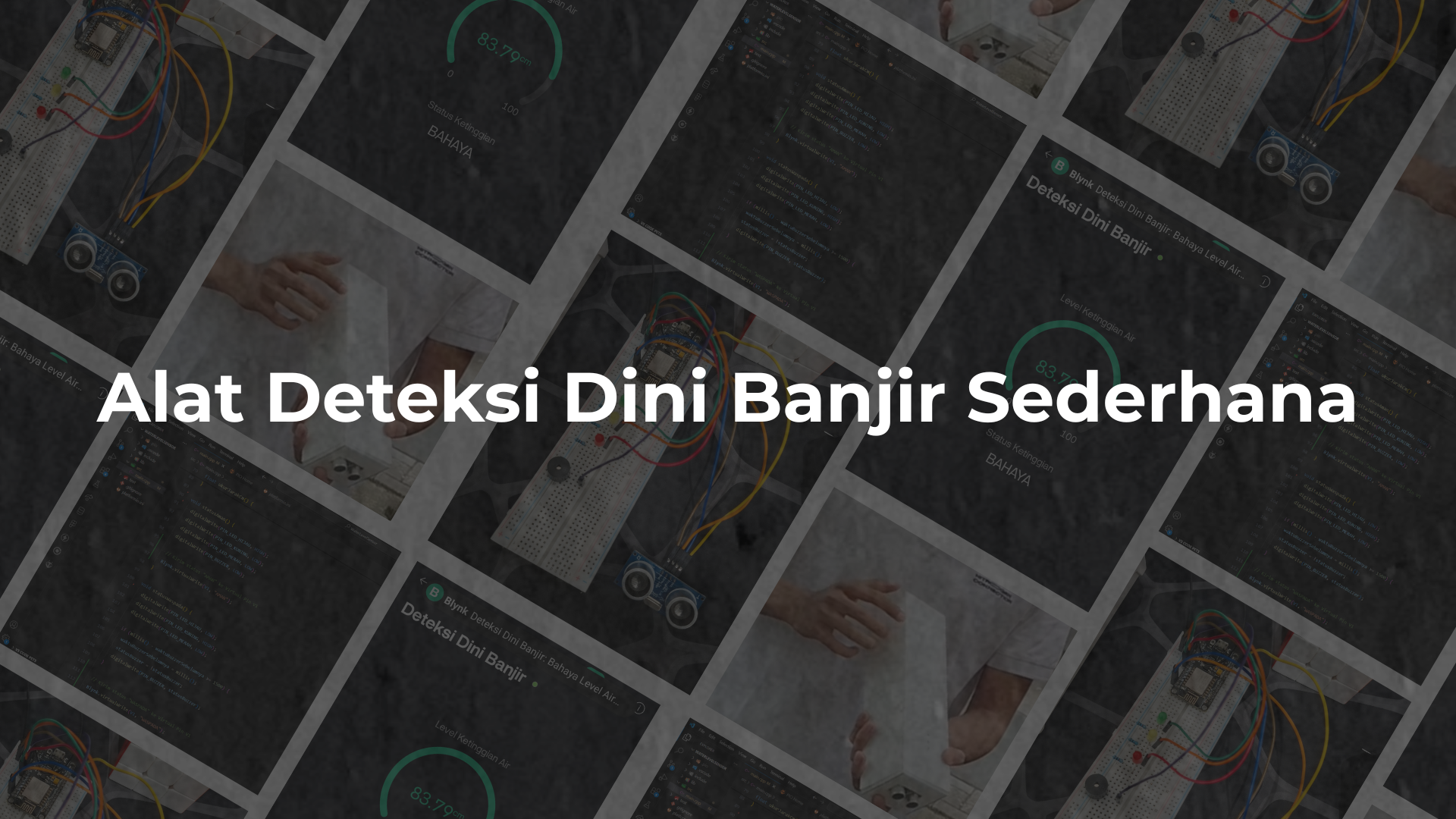 Screenshot dari Alat Deteksi dini Banjir