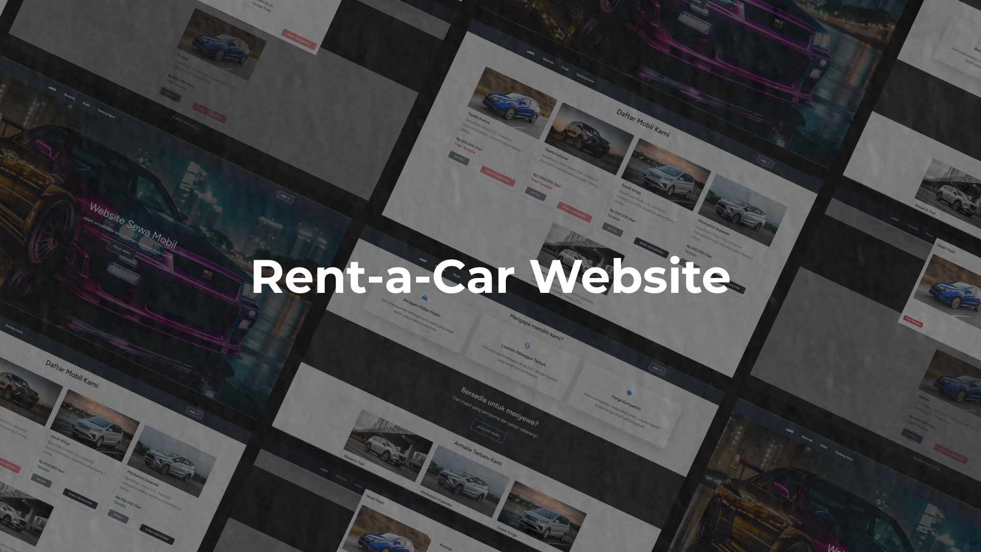 Screenshot dari Rent-A-Car
